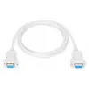 Assmann cavo di collegamento zero-modem. D-Sub9 F/F. 1,8 m. custodia a scatto. beige (AK-610100-018-E)