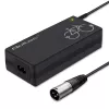 Caricabatterie per e-bike 36V 42V 2A 3P XLR 18mm
