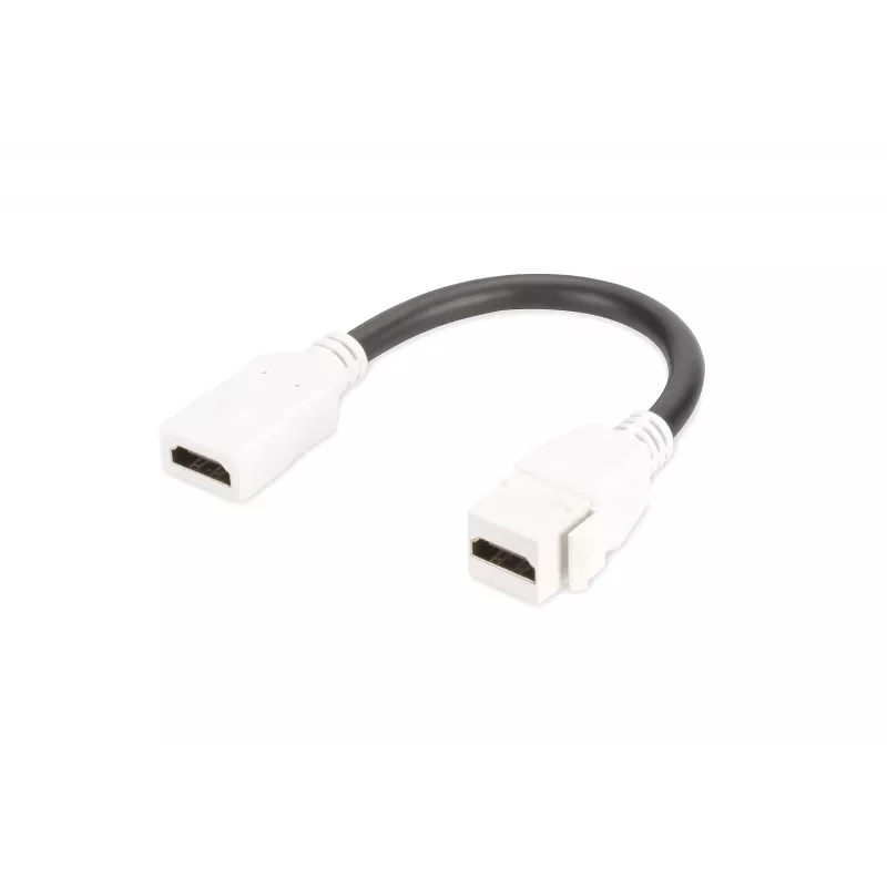 Modulo keystone Digitus HDMI 2.0 con cavo da 12 cm (femmina/femmina)