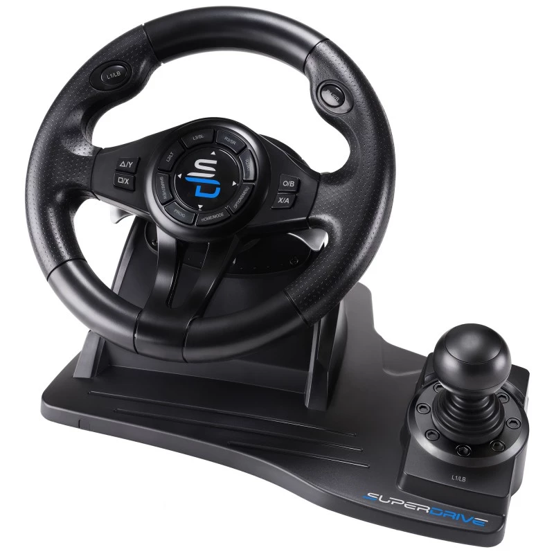 Volante + pedali gaming Subsonic SA5596-NG nero USB 270°