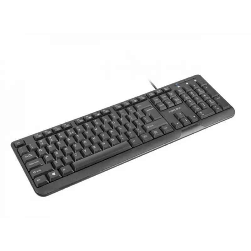 Tastiera NATEC TROUT SLIM USB, layout US, nero