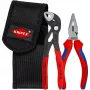 Mini set di pinze, in Tool Belt Pouch, set di pinze rosso/nero, 2 pezzi