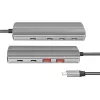 LogiLink hub USB 3.2 Gen2 7+1 porte 2x USB-A 5x USB-C PD 100W alluminio