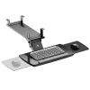 Supporto da scrivania per tastiera Maclean, regolabile, max 5 kg, nero, MC-156 B