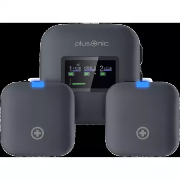 Kit microfono wireless Plusonic PS-TDS8 con connettività USB-C, Lightning e 3,5 mm