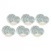 Servizio da tavola per 6 persone Rose&Tulipani R18420TA18 design Sea Stones, 18 pezzi