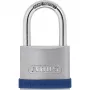 Lucchetto tradizionale ABUS Silver Rock 5 lucchetto a chiave blu argento