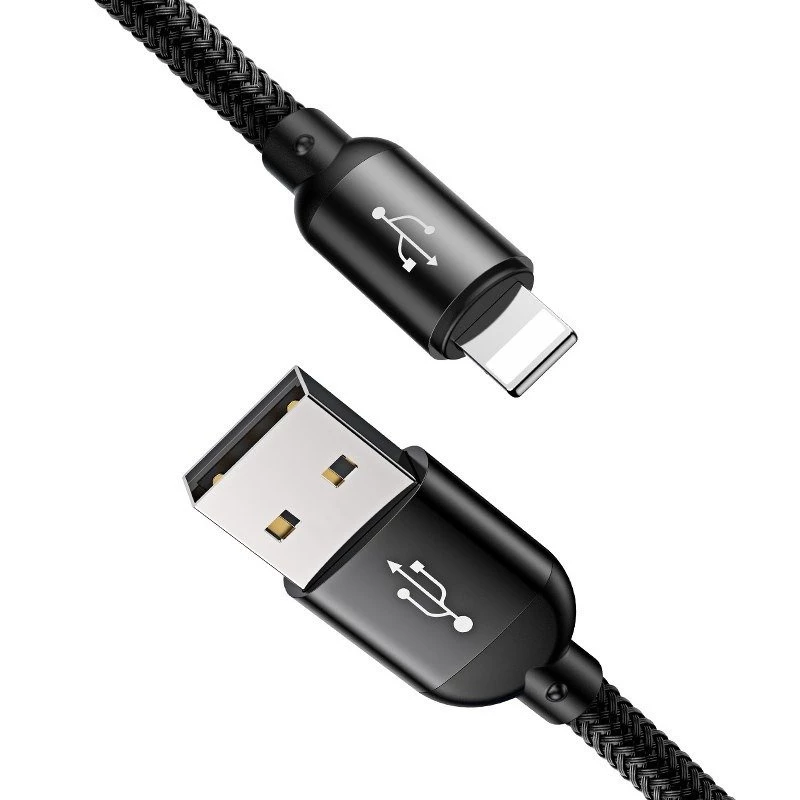 Cavo USB BASEUS Colorfone CAMLT-BSY01 1,2 m USB A 3 x USB C nero, rosso, blu