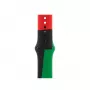 Cinturino Apple 40mm nero Unity Sport Band M/L nero verde rosso