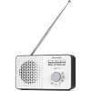TechniSat VIOLA 200 radiosveglia digitale DAB+, bianco/nero