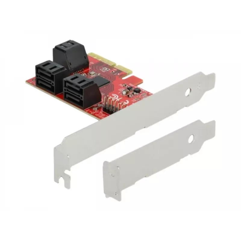 Scheda SATA PCI Express x4 DeLOCK 6 porte formato Low Profile