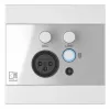 AUDAC WP225/W convertitore audio acciaio, bianco
