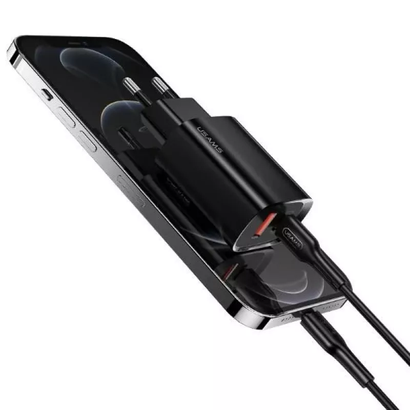 Caricabatterie usams T35 20W PD3 USB-C a USB adattatore a ricarica rapida