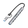 Hub USB Unitek H1209AGY01 USB-A 5Gbps 7 in 1