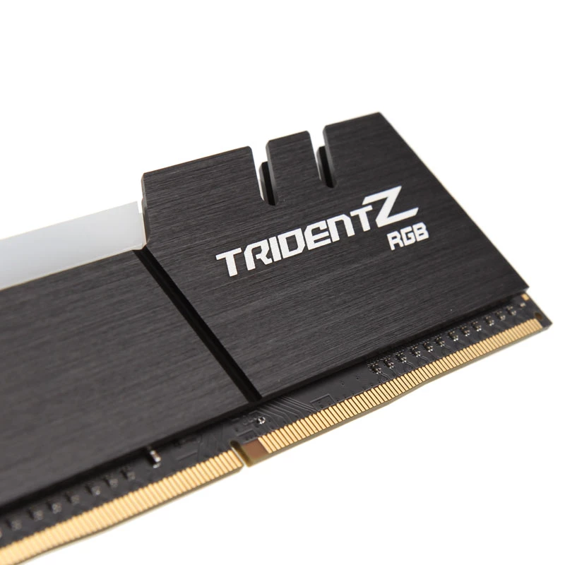 DIMM 32 GB DDR4-3200 (2x 16 GB) kit dual, memoria per computer nero, F4-3200C16D-32GTZR, Trident Z RGB, INTEL XMP