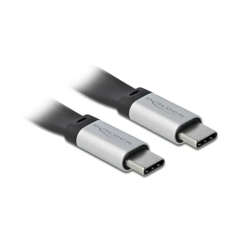 Cavo USB DeLOCK 85926 USB 3.2 Gen 2 0,22 m USB C nero argento