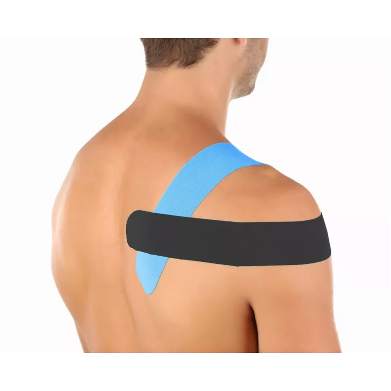 Tape kinesiologico, blu
