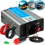 Convertitore di tensione per auto Extralink OPIM-500W 12V, 500W onda sinusoidale modificata, case in alluminio, raffreddamento attivo