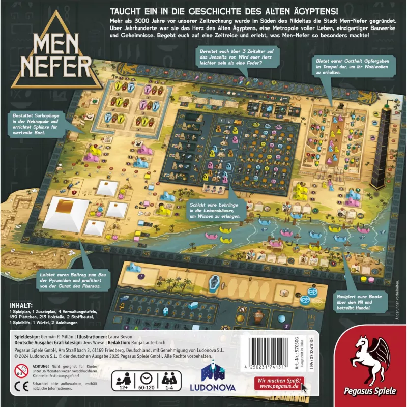 Men-Nefer, gioco da tavolo