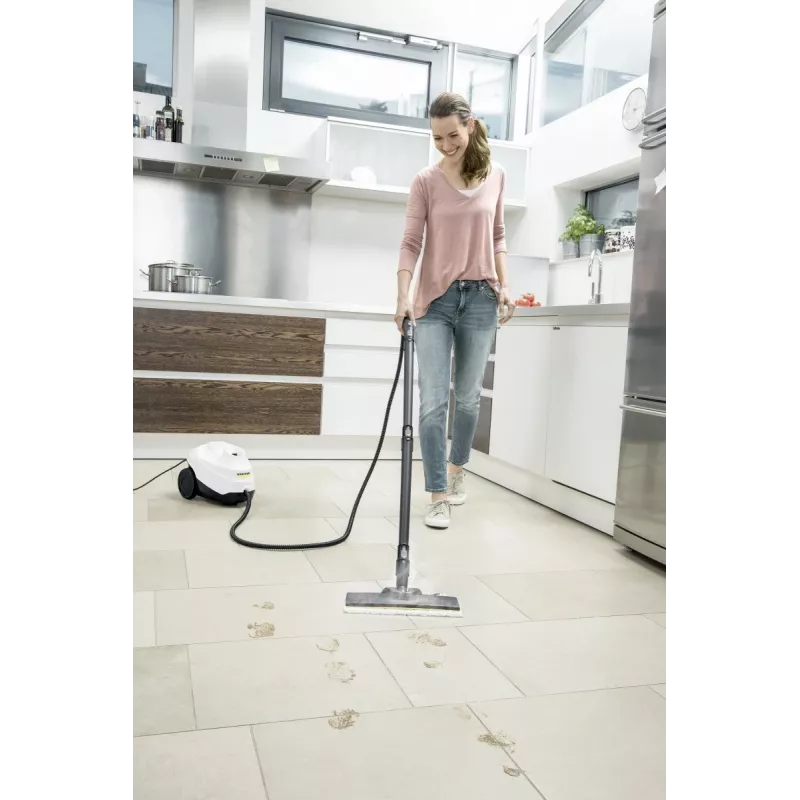Kärcher SC 3 EasyFix 1.513-650.0 pulitore a vapore a cilindro, 1900 W, 3,5 bar, 0,5 l, nero/bianco