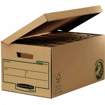 Fellowes 4472205 scatola contenitore scatola contenitore nero, marrone rettangolare carta (4472205)