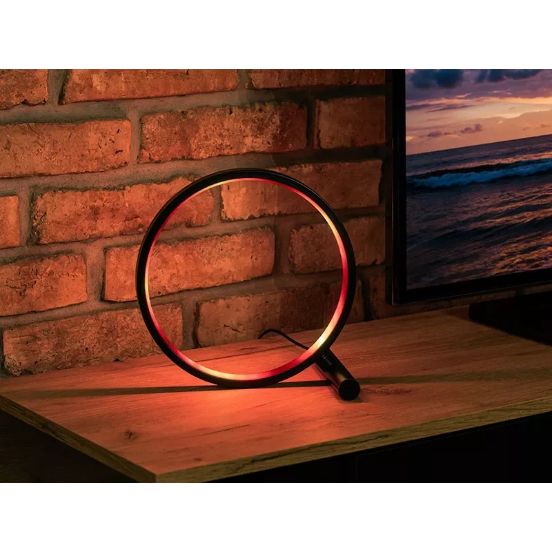 Lampada da tavolo TRACER Ambience Smart Circle LED RGB — cerchio LED smart decorativo