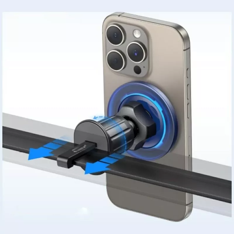 Supporto magnetico per auto per smartphone usams ZJ081 — supporto magnetico per smartphone, design compatto, installazione semplice