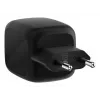 Caricabatterie rapido AC da interno Belkin WCH020kqBK, 2× USB-C, compatibilità universale, protezione corrente, nero