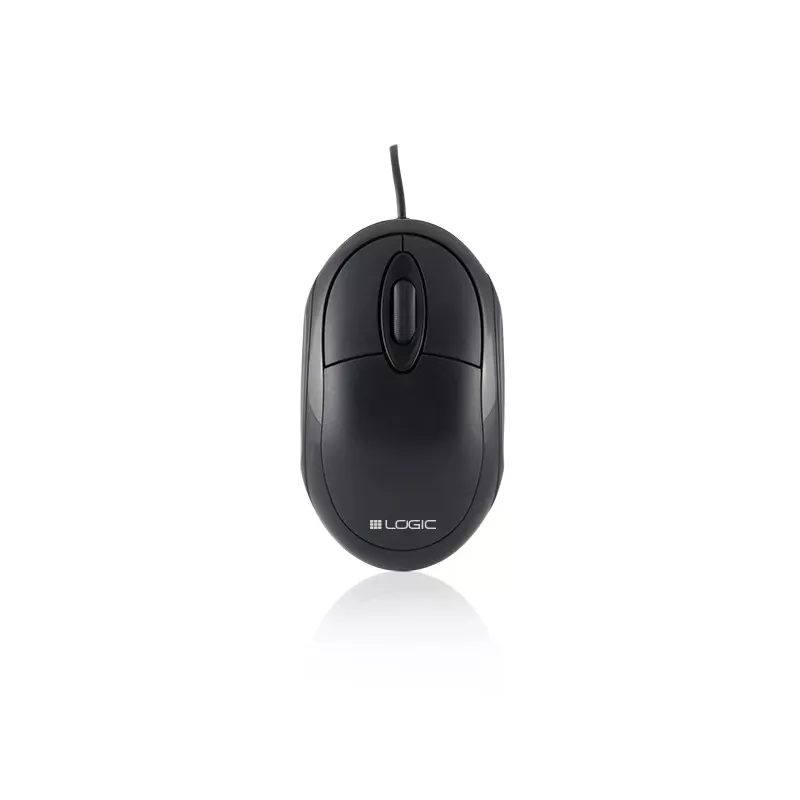 Logic Lm-11 - Mouse - ottico - con filo - USB - nero