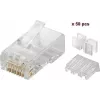 Microconnect KON505-50 connettore per cavi RJ45 trasparente