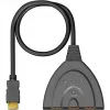 Selettore HDMI 3 to 1 (4K @ 60Hz), switch HDMI (nero, cavo 55cm)