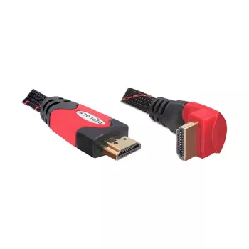DELOCK cavo HDMI A-A connettore maschio/connettore maschio angolare 2m