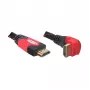 DELOCK cavo HDMI A-A connettore maschio/connettore maschio angolare 2m