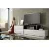 Mobile TV Cama SIGMA 3 180 bianco/bianco lucido + nero