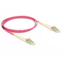 Cavo in fibra ottica DeLOCK 84640 1m LC viola