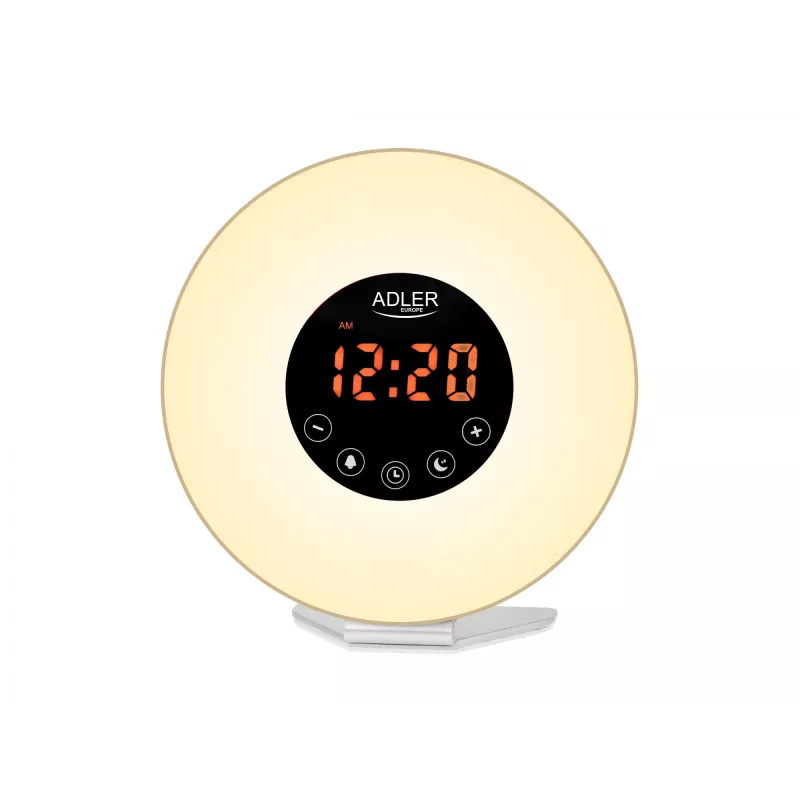 Sveglia con luce Adler AD1916 con simulazione dell'alba e radio FM
