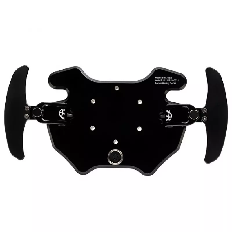 Pannello pulsanti Ascher Racing B16L-USB per simulatori di guida, 12 ingressi, USB, alta compatibilità