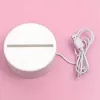 Lampada da notte Extralink HOME illusione ottica 3D 'Pierced Hearts' lampada da comodino USB