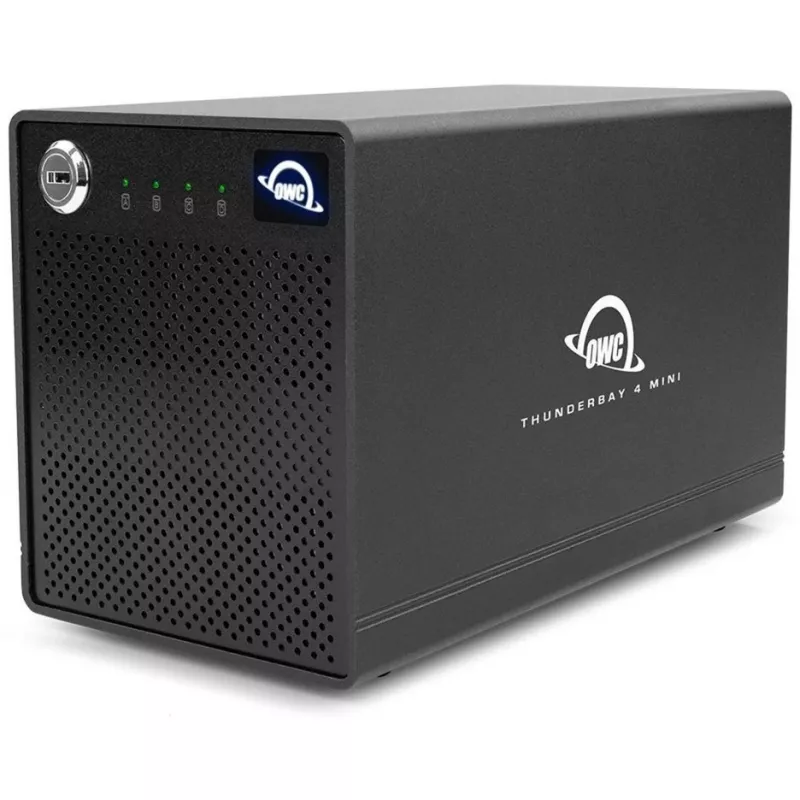 ThunderBay 4 mini, box per unità nero, case Thunderbolt 3 professionale per 4 unità HDD/SSD