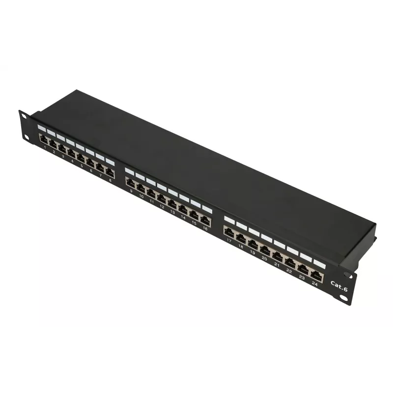 Extralink CAT6 STP V2 | patch panel | 24 porte