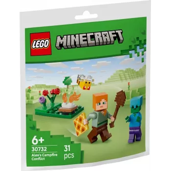 Bricks Minecraft 30732 Il conflitto del falò di Alex