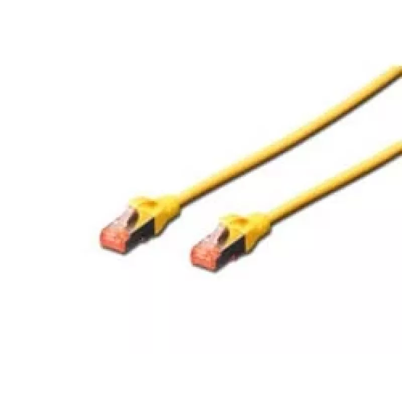 DIGITUS Cavo patch CAT6 S/FTP, 5 m, giallo, confezione da 10