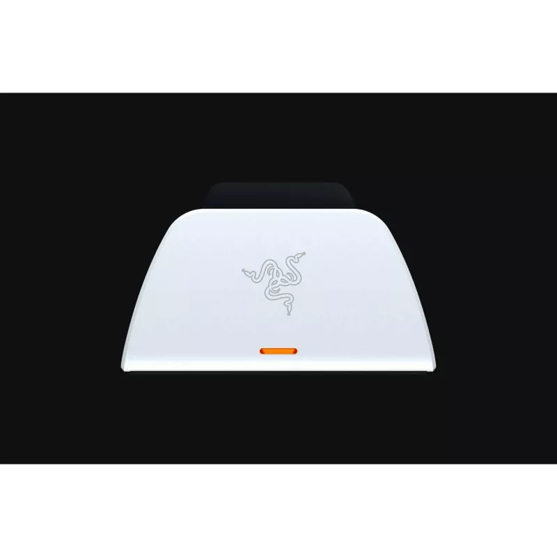 Razer RC21-01900100-R3U1 base di ricarica rapida per controller PlayStation 5 DualSense, cavo da USB-C a USB-A, bianca