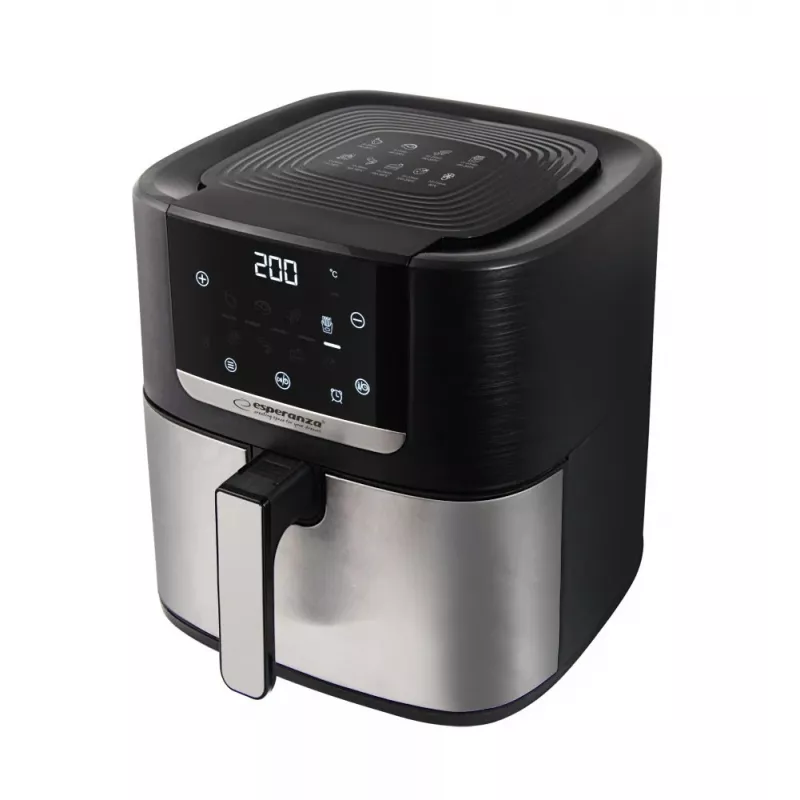 Esperanza EKA004 Pollo Fritto friggitrice senza grassi, 8 L, 1700 W, inox