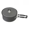 ESBIT PT1100HA Set da cucina da campeggio – pentola in alluminio 1,1 L, Ø14,8 cm, 227 g, nero