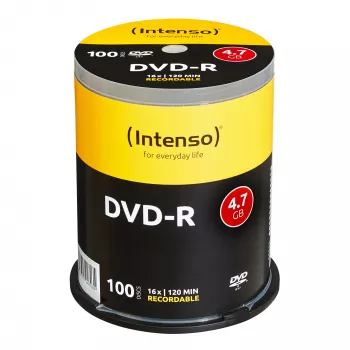 DVD-R Intenso 4,7 GB 100 pz.