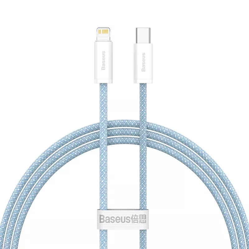 Cavo USB-C per Lightning Baseus Dynamic Series, 20W, 1 m (blu)