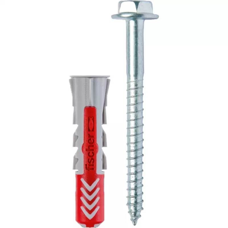 Tassello FISCHER DUOPOWER 10x50 S 25 pz. con vite