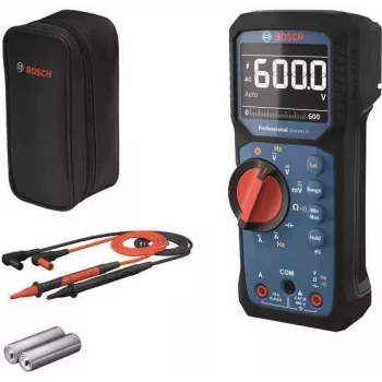 Multimetro digitale Bosch GDM 600-15 (modello 0601077300) per misurazioni di tensione alternata/continua ed elettriche