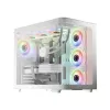 Case Midi-Tower ATX LC-Power Gaming 8001W Pro-Storm Light, bianco (LC-8001W-ON)